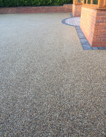 resin bound driveway after Brocton