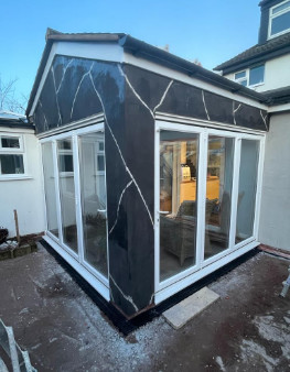 Micro Cement Applied To An Extension Fazeley